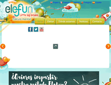 Tablet Screenshot of elefunspain.com